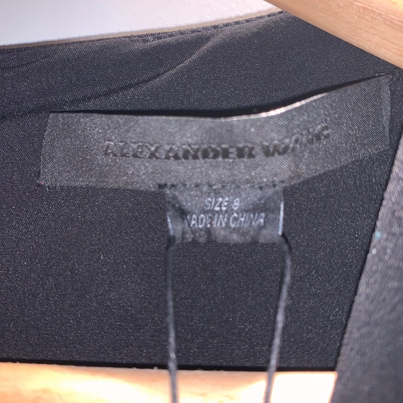 Alexander Wang, black floor length dress, size 8. - Picture 4 of 4